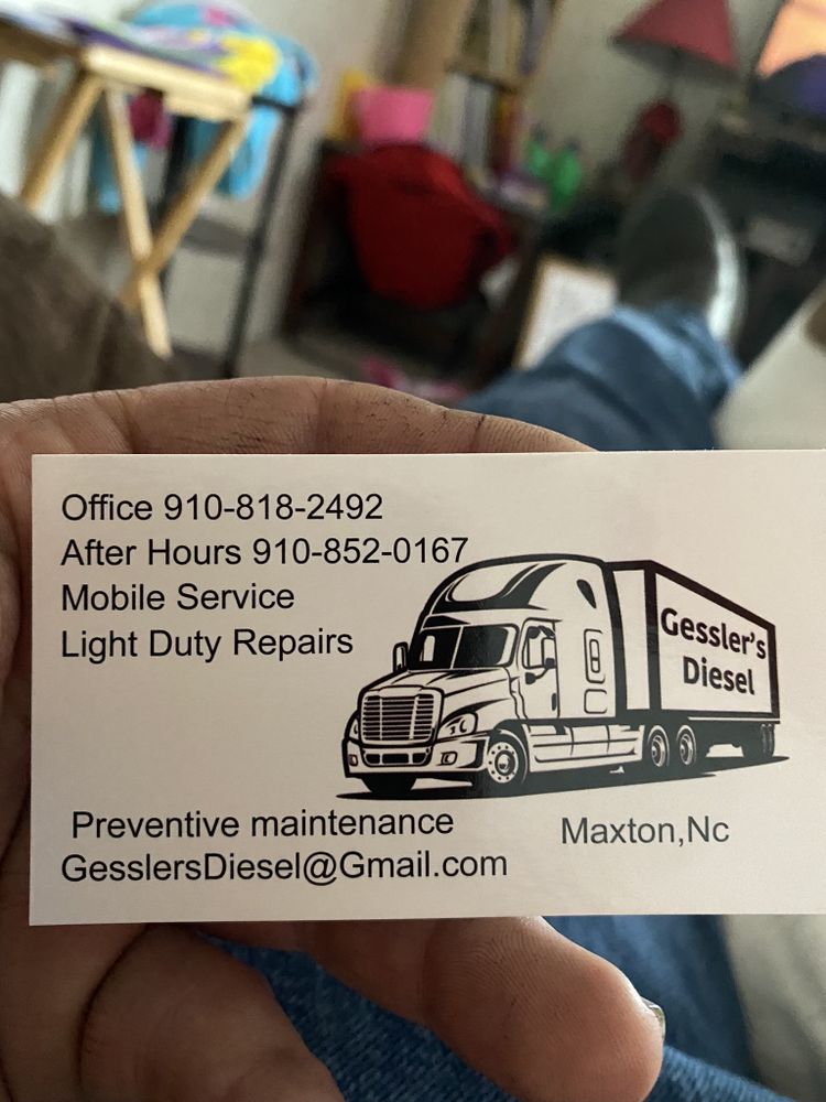 GESSLER’S DIESEL Updated June 2024 Request a Quote Maxton, North