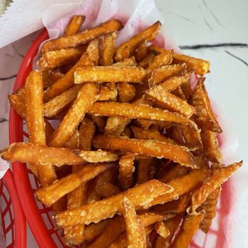 Snowcano - Add On Sweet Potato Fries $2 - Shaved Ice Near Me - Katy, Texas