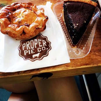 Proper Pie - Savory roasted lamb & veggies pie and chocolate chess slice! - Desserts Near Me - Richmond, Virginia Proper Pie - Savory roasted lamb & veggies pie and chocolate chess slice! - Desserts Near Me - Richmond, Virginia