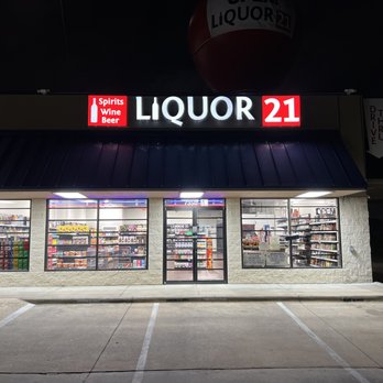 Liquor 21 - a liquor store at night - Beer, Wine & Spirits Near Me - Fort Worth, Texas Liquor 21 - a liquor store at night - Beer, Wine & Spirits Near Me - Fort Worth, Texas
