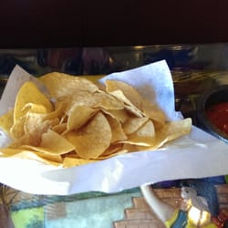 Casa Real - Chips come with a mini carafe of salsa (and a stone bowl)