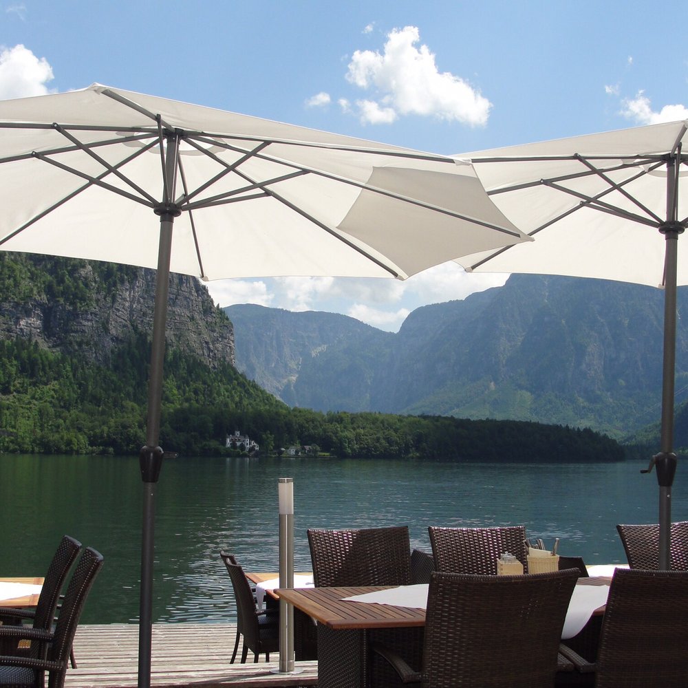 Seehotel Grüner Baum - View from the restaurant. - Hotels Near Me - Hallstatt, 4 Seehotel Grüner Baum - View from the restaurant. - Hotels Near Me - Hallstatt, 4