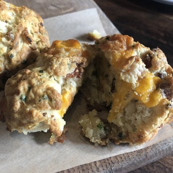 Manhattan Beach Post - Inside of cheddar biscuits - New American Near Me - Manhattan Beach, California Manhattan Beach Post - Inside of cheddar biscuits - New American Near Me - Manhattan Beach, California