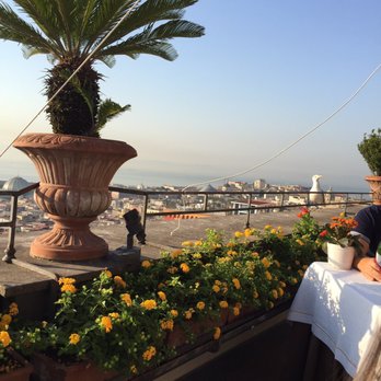 Hotel San Francesco al Monte - View of the breakfast area. Beware of bees flying around - Hotels Near Me - Naples, NA