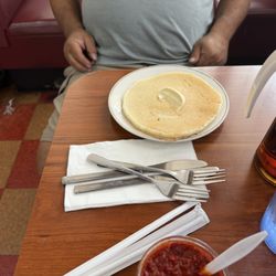 Far East Restaurant - Toast or pancake with breakfast plate.
