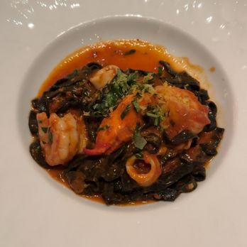 Amalfi - Squid ink seafood pasta - Italian Near Me - Las Vegas, Nevada Amalfi - Squid ink seafood pasta - Italian Near Me - Las Vegas, Nevada