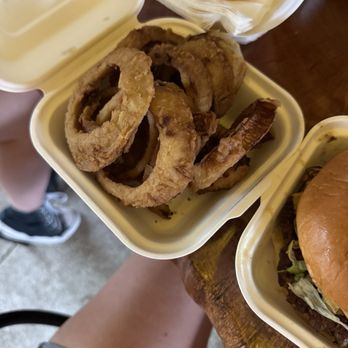 Cheeseburger Randy's - Onion rings - Burgers Near Me - Foley, Alabama Cheeseburger Randy's - Onion rings - Burgers Near Me - Foley, Alabama