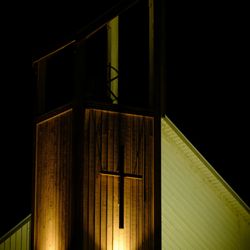 Kenmore Community Church - Tower at night