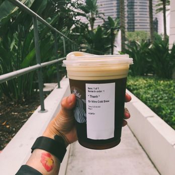Starbucks - NITRO COLD BREW - Coffee & Tea Near Me - Santa Ana, California