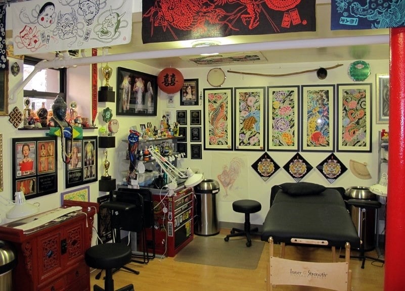 Acqua Santa Tattoo Logo