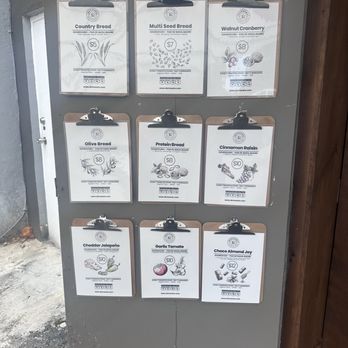 Domaselo - Menu on the side of the storefront - Bakeries Near Me - Miami, Florida