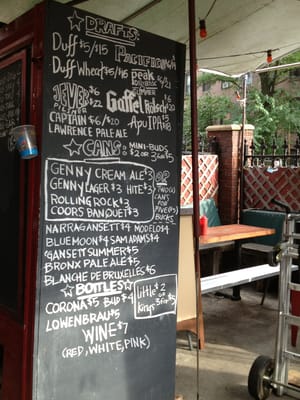 Menu photo 4 Gowanus Yacht Club Brooklyn, NY