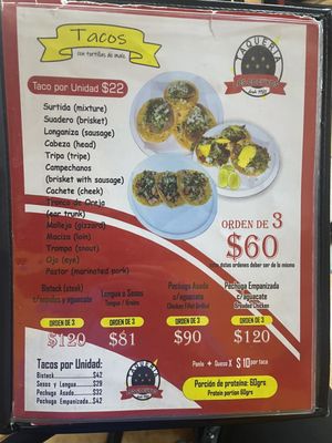Menu photo 6 Taquería Los Cocuyos México, D.F., DIF