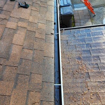 Ruins Contracting - Gutter Cleaning Before and After: Two-Story - Gutter Services Near Me Ruins Contracting - Gutter Cleaning Before and After: Two-Story - Gutter Services Near Me