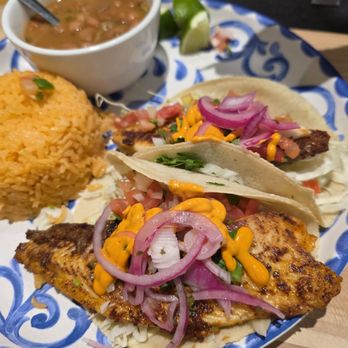 Mezkla Taqueria - Fish tacos (3) - Mexican Near Me - Holland, Michigan Mezkla Taqueria - Fish tacos (3) - Mexican Near Me - Holland, Michigan