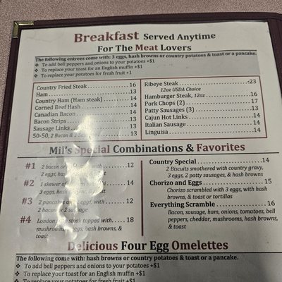Menu photo 6 Mil’s Diner Milpitas, CA