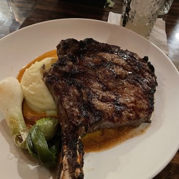 RED O - Rib 18 oz. Prime Cowboy Ribeye chipotle style with mashed potatoes - Mexican Near Me - San Diego, California RED O - Rib 18 oz. Prime Cowboy Ribeye chipotle style with mashed potatoes - Mexican Near Me - San Diego, California