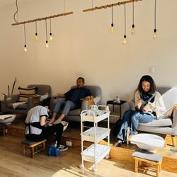 Mint Nail Bar - Friends getting a mani pedi with me