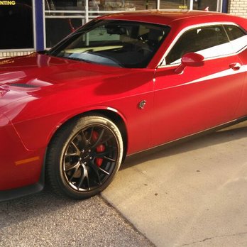 Tint Masters - 2015 Challenger SRT Hellcat - Xpel Paint Protection Film installed on Bumper. - Home Window Tinting Near Me - Albuquerque, New Mexico
