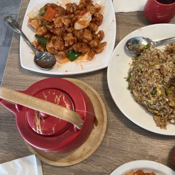 Prosperity Szechuan Cuisine - B2. Sweet Sour Chicken and K4. Chicken Fried Rice - Szechuan Near Me - Stockton, California Prosperity Szechuan Cuisine - B2. Sweet Sour Chicken and K4. Chicken Fried Rice - Szechuan Near Me - Stockton, California