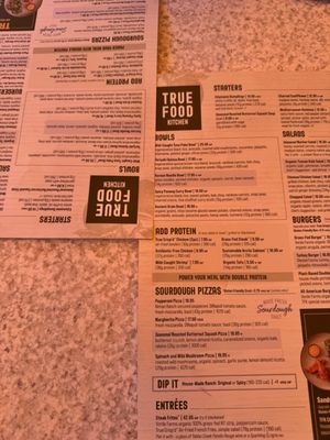 Menu photo 1 True Food Kitchen San Diego, CA Menu photo 1 True Food Kitchen San Diego, CA