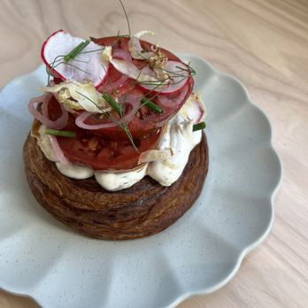 Pastry Cat - Tomato toast with fresh tzatziki - Bakeries Near Me - Sacramento, California