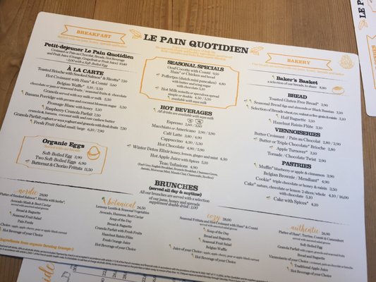 Menu photo 7 Le Pain Quotidien Paris, 75