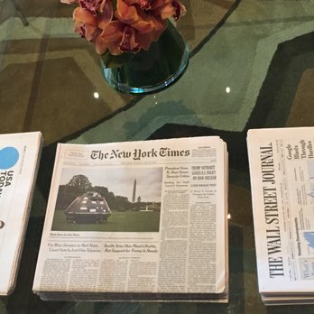 Hotel Giraffe - Your choice of newspaper is available downstairs to enjoy with your coffee, or take on your way out the door. - Hotels Near Me - New York, New York Hotel Giraffe - Your choice of newspaper is available downstairs to enjoy with your coffee, or take on your way out the door. - Hotels Near Me - New York, New York