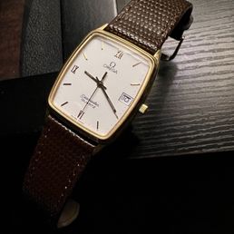 1980's tank-style Omega Seamaster Quartz 1980's tank-style Omega Seamaster Quartz