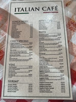 Menu photo 2 Italian Cafe Hays, KS