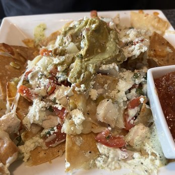 Old Ellsworth Brewing Company - Half of what's left of our nachos. Forgot to grab the arrival pic - Breweries Near Me - Queen Creek, Arizona Old Ellsworth Brewing Company - Half of what's left of our nachos. Forgot to grab the arrival pic - Breweries Near Me - Queen Creek, Arizona