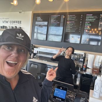 Blk Dot Coffee - Darcy gave me great customer service and helped me pick a tasty drink! - Coffee & Tea Near Me - Fountain Valley, California