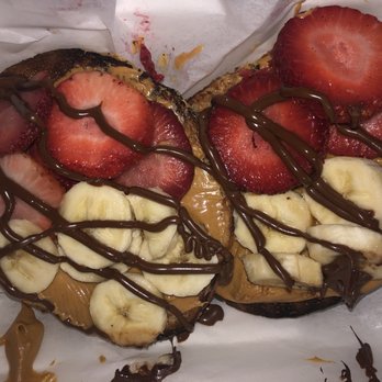The Bagel Bar - Nutella Toast on a French Toast Bagel - Breakfast & Brunch Near Me - Burlington, Massachusetts The Bagel Bar - Nutella Toast on a French Toast Bagel - Breakfast & Brunch Near Me - Burlington, Massachusetts
