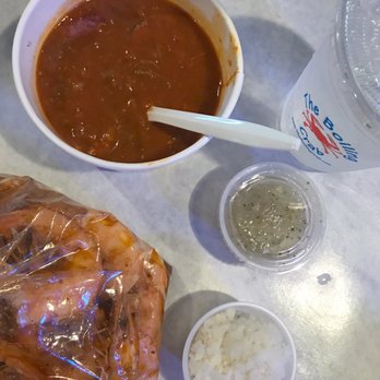 The Boiling Crab - sad Cajun chowder w/very tiny rice :( - Seafood Near Me - Honolulu, Hawaii The Boiling Crab - sad Cajun chowder w/very tiny rice :( - Seafood Near Me - Honolulu, Hawaii
