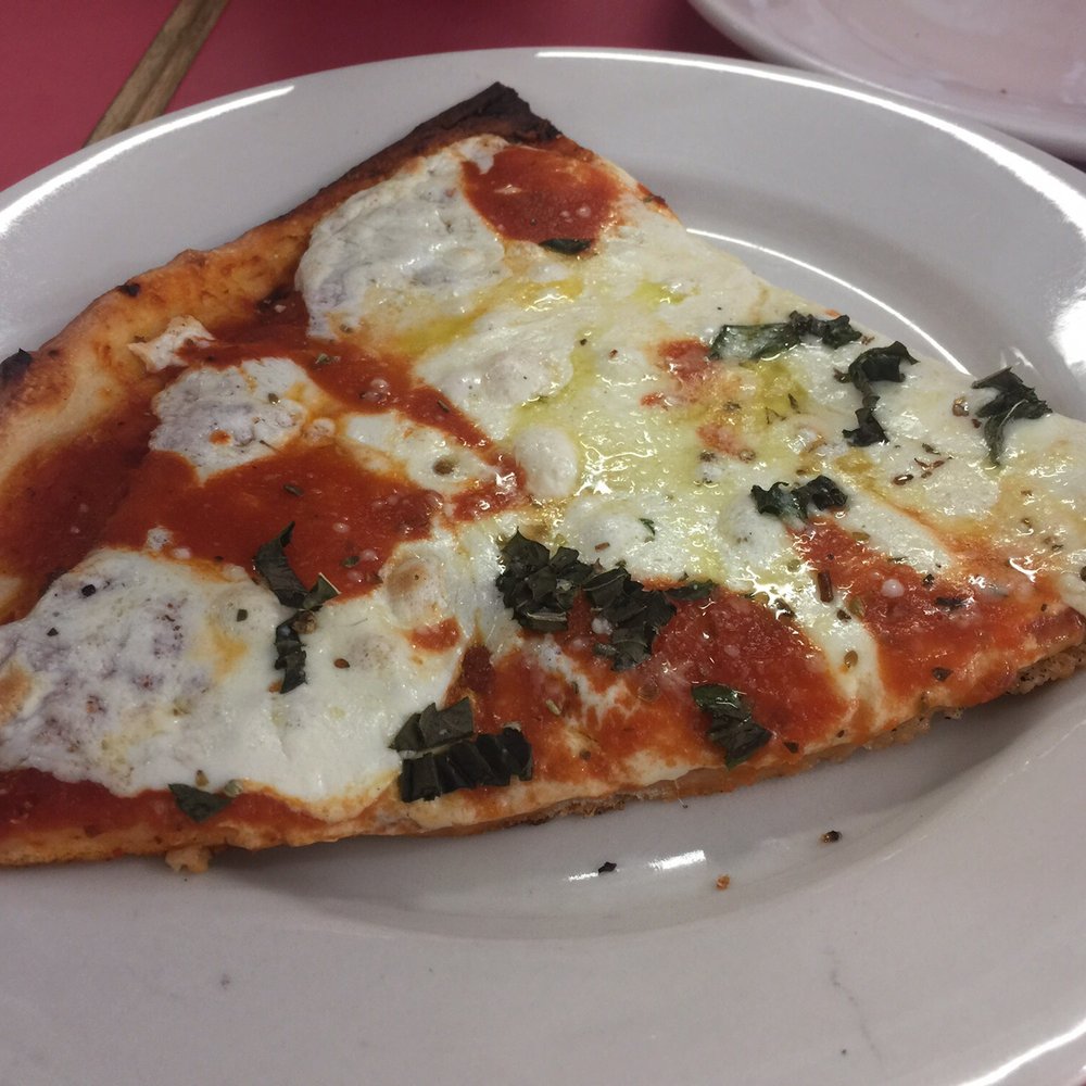 Ray's Real Pizza - Thin crust Margarita slice! Real good! - Pizza Near Me - Hazlet, New Jersey Ray's Real Pizza - Thin crust Margarita slice! Real good! - Pizza Near Me - Hazlet, New Jersey
