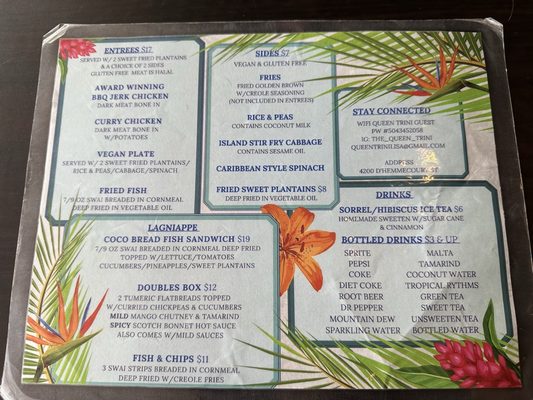 Menu photo 1 Queen Trini Lisa New Orleans, LA Menu photo 1 Queen Trini Lisa New Orleans, LA