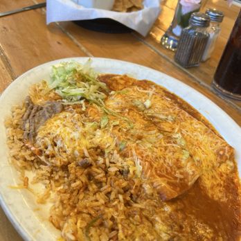 Rubalcaba Taco Shop - Cheese enchilada plate - Mexican Near Me - Pahrump, Nevada