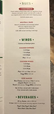 Menu photo 2 Marco's Pizza Chesapeake, VA Menu photo 2 Marco's Pizza Chesapeake, VA