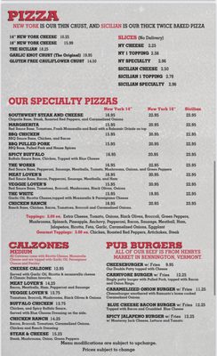 Menu photo 4 Arlington Ramuntos Arlington, VT Menu photo 4 Arlington Ramuntos Arlington, VT