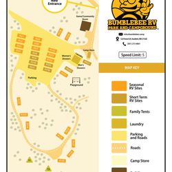 Bumble Bee Rv - Campground Map