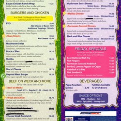 Main Street Grille - Main Street Grille - Menu 02