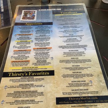 The Thirsty Marlin - New American Near Me - Palm Harbor, Florida The Thirsty Marlin - New American Near Me - Palm Harbor, Florida