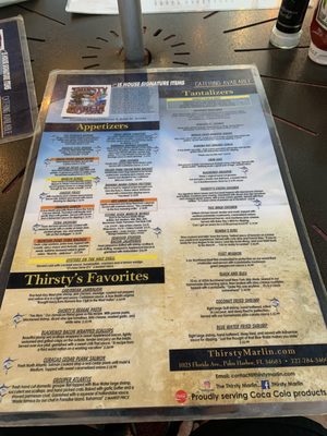 Menu photo 4 The Thirsty Marlin Palm Harbor, FL Menu photo 4 The Thirsty Marlin Palm Harbor, FL