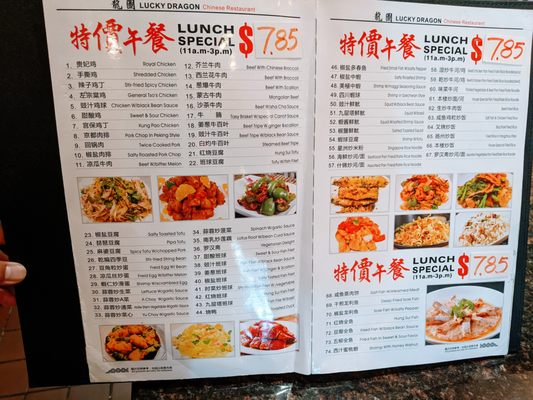 Menu photo 2 Lucky Dragon 龍圖飯店 Houston, TX