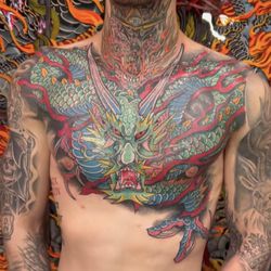 Afterlife Tattoo - Chest Piece by Jason Kunz