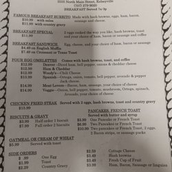 Woody's Cafe Grill & Pub - Menu as of 2022