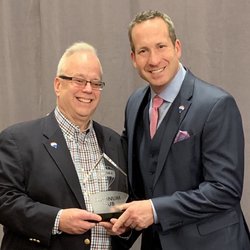 Gary Kelley - GK Group Services - Platinum award with RE/MAX CEO Adam Contos