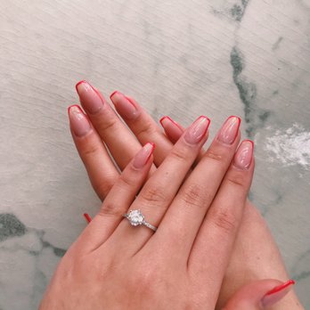 Bedazzle Nail Spa - Manicure on real nails - Nail Salons Near Me - Vancouver, British Columbia