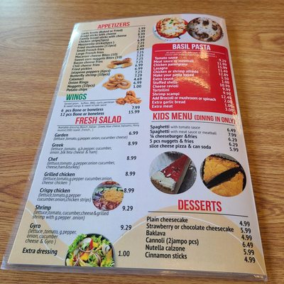 Menu photo 6 Basil pizza Roanoke, VA