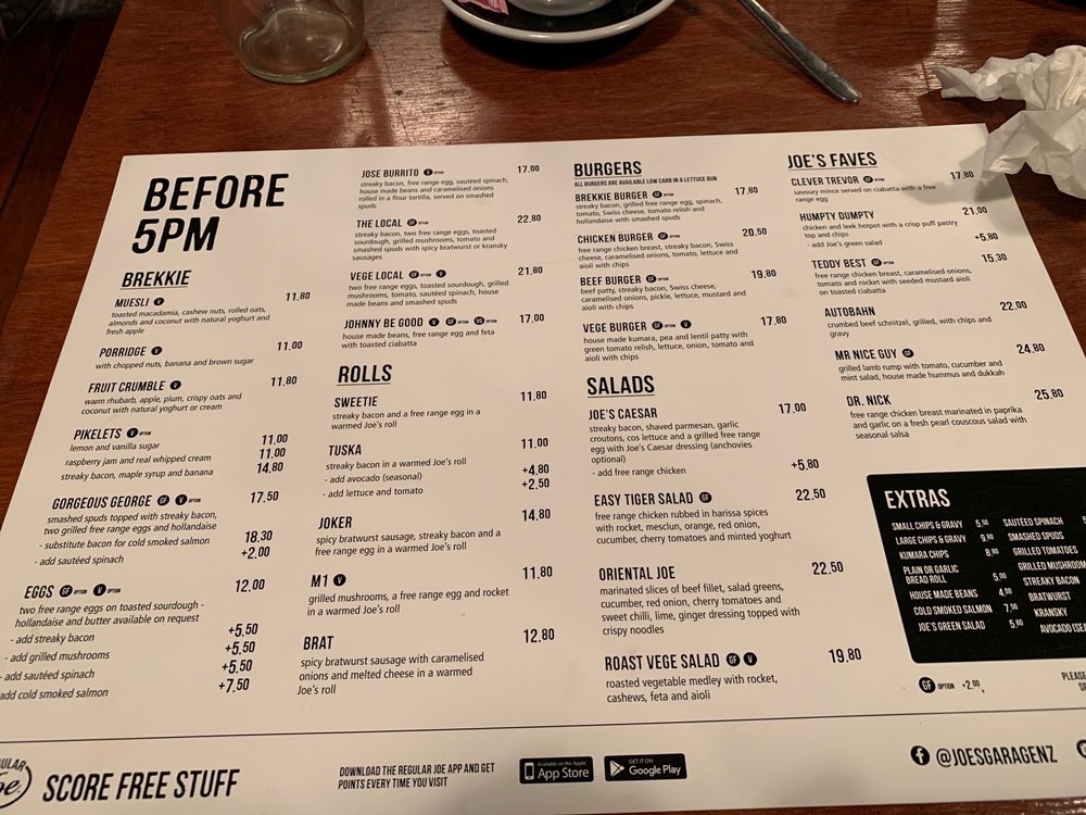 JOE’S GARAGE 22 Photos & 12 Reviews 5 Tory St, Wellington, New